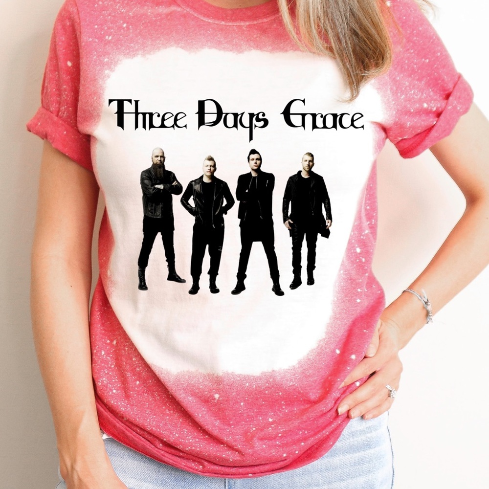 Three Days Grace Bleached Tee